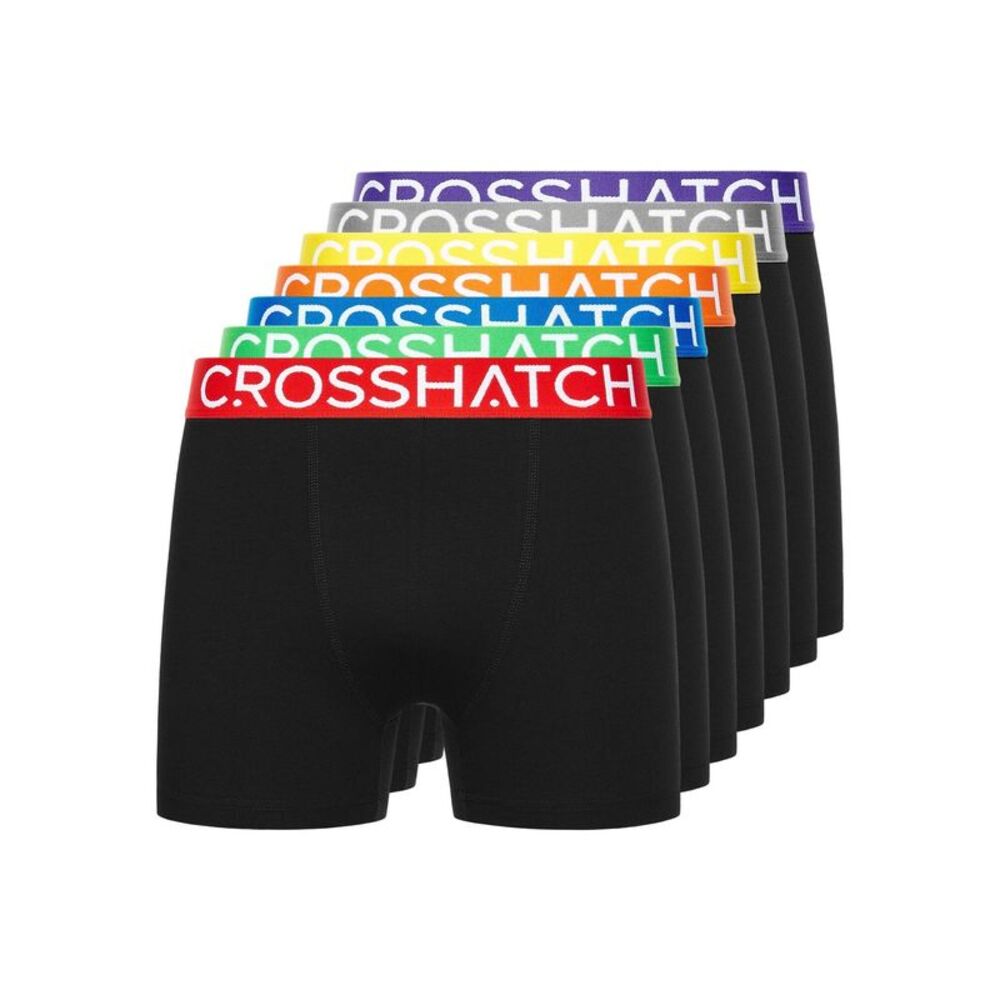 Crosshatch Mens Septet Boxer Shorts (Pack of 7) / Multicolored